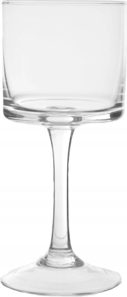 Üveg gyertyatartó lábon 20 cm