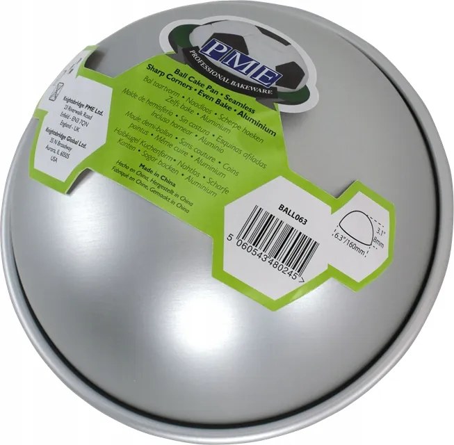 Pme Torta Sütőforma Félgömb 15 Cm Ezüst