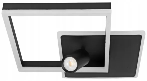 LED mennyezeti lámpa LED/38W/230V + 1xGU10/30W fekete