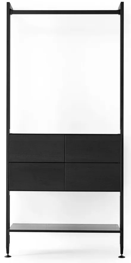 Edge fekete előszoba bútor - Hammel