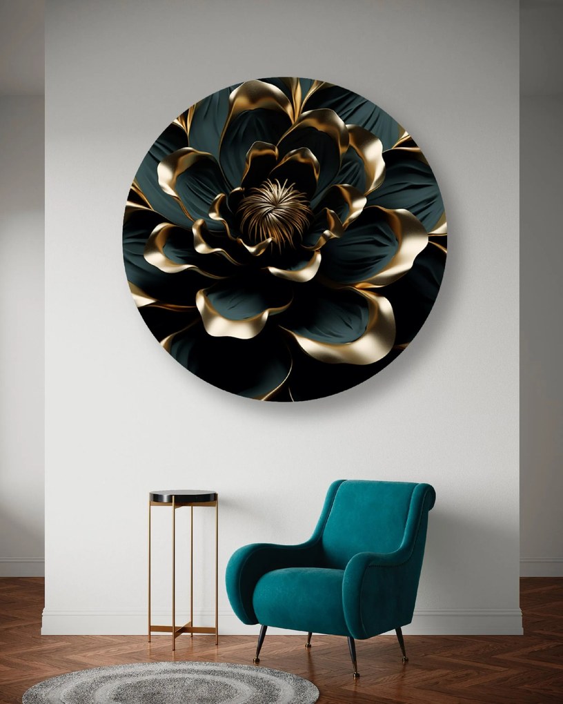 Gario Kerek vászonkép Lótusz virág Méret: 80 x 80 cm