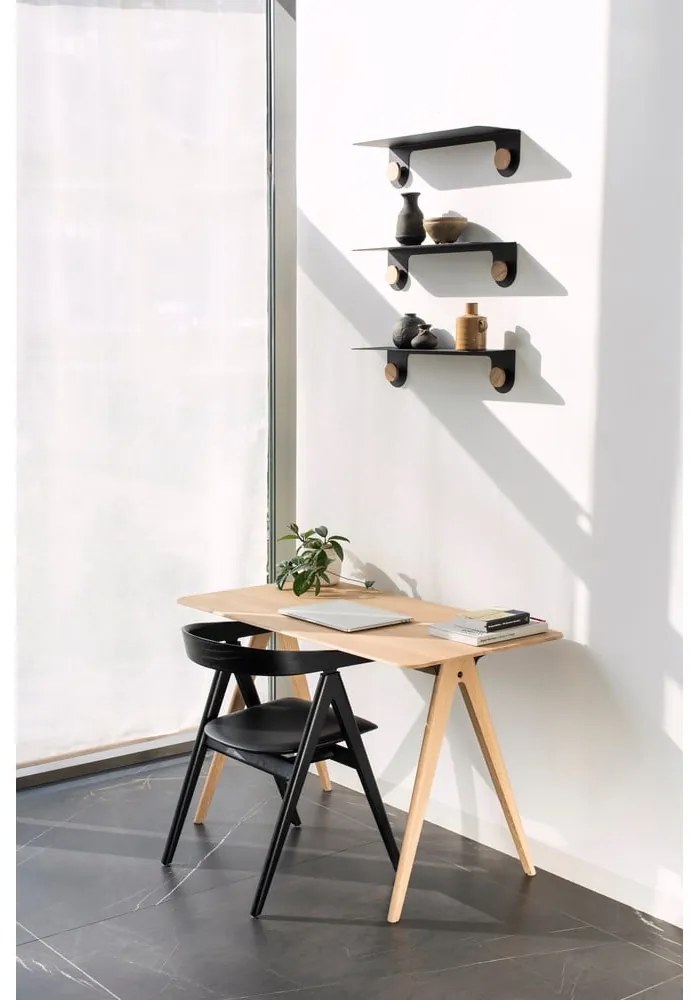 Tölgyfa íróasztal 60x120 cm Ava – Gazzda