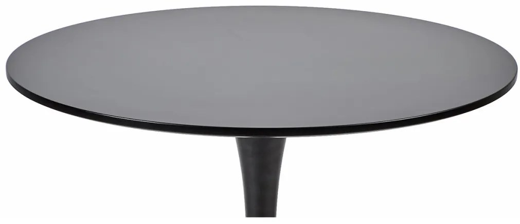 Elegáns Kerek Étkezőasztal 70 cm. Átmérő. Mdf Asztallap, Fém Talp - Jesolo