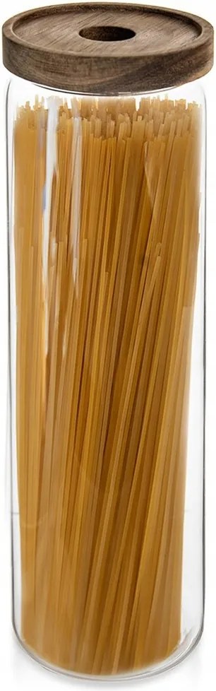 Üveg Befőttes Üveg Edény Ömlesztett Termékekhez Fedéllel És Tömítéssel 1,85L