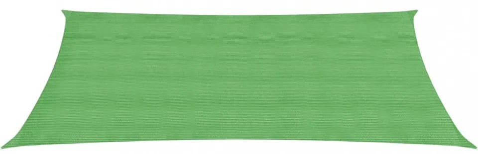 világoszöld HDPE napvitorla 160 g/m² 2 x 4,5 m
