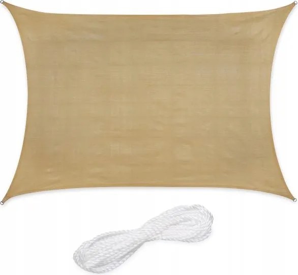 Kerti napvitorla 200 x 400 cm Hdpe szövet