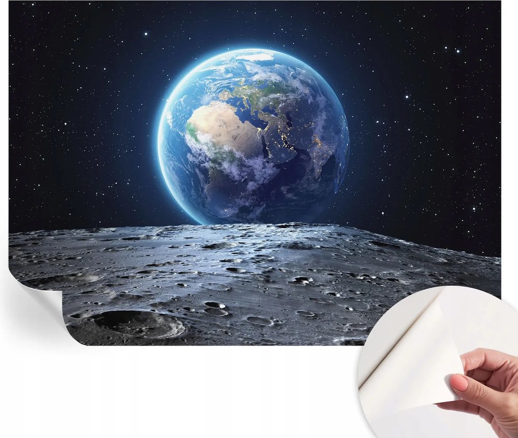 Dekoratív öntapadós fotótapéta az irodába Kozmikus panoráma 208x146 cm