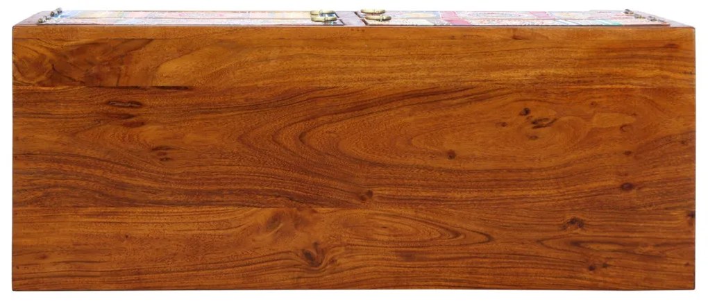 Cipőszekrény 90x35x55 cm Tömbfa Akáció