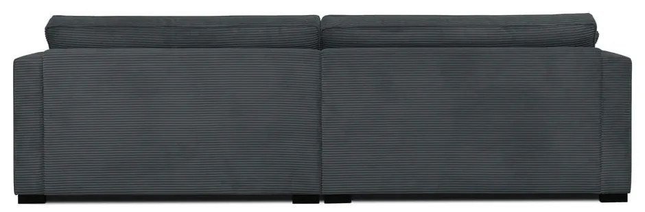 Szürke kordbársony kanapé 266 cm Mobby – Scandic