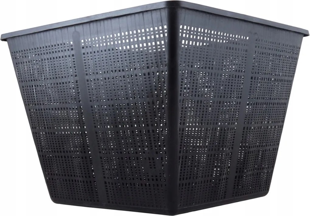 Négyzet alakú kaspó vízinövényekhez 28x28cm, Áttört, Tóhoz