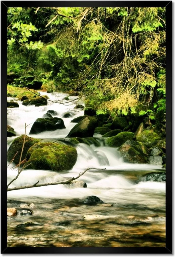 Poszterek keretben 40x60 Folyó a Tátrában