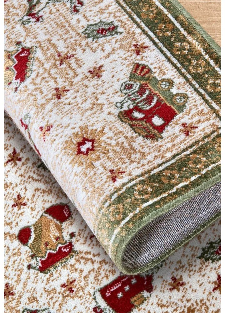 Zöld pamutkeverék szőnyeg karácsonyi mintával 50x80 cm Toy's Delight Green Christmas – Villeroy&Boch