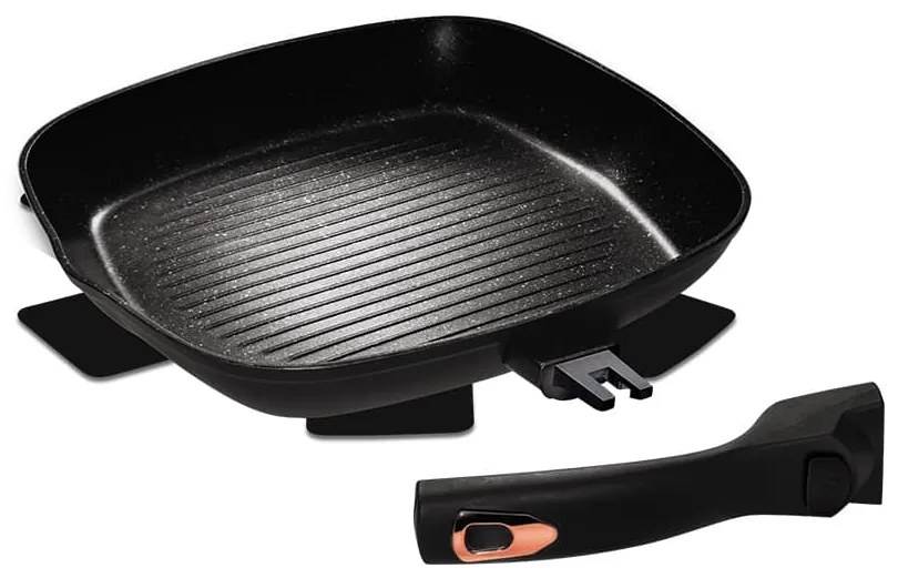 Berlinger Haus Grill serpenyő levehető nyéllel 28 cm Black Rose Collection