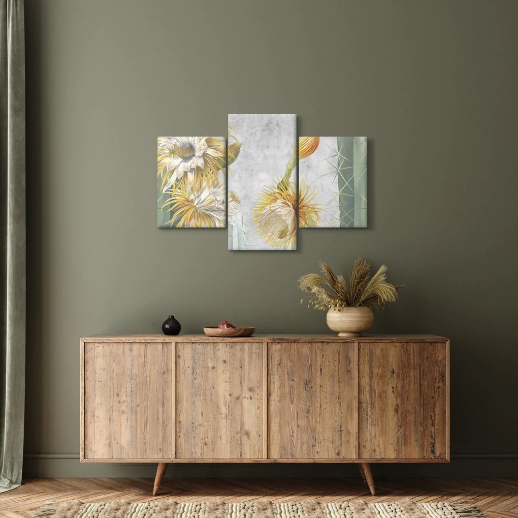 Kép - virágzó kaktuszok (90x60 cm)