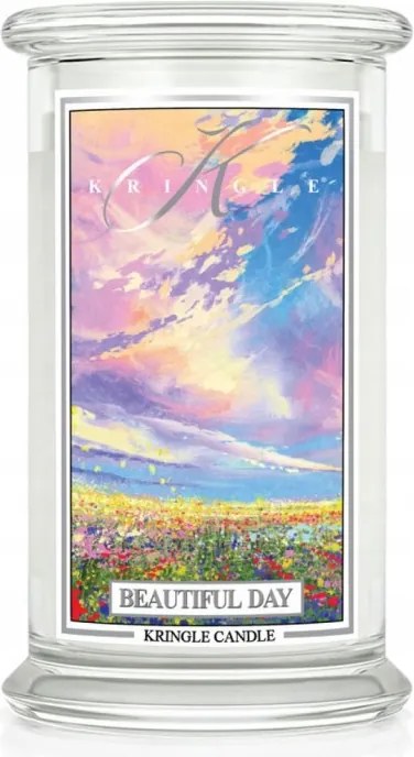 Beautiful Day Kringle Candle nagy gyertya két kanóccal (624g)