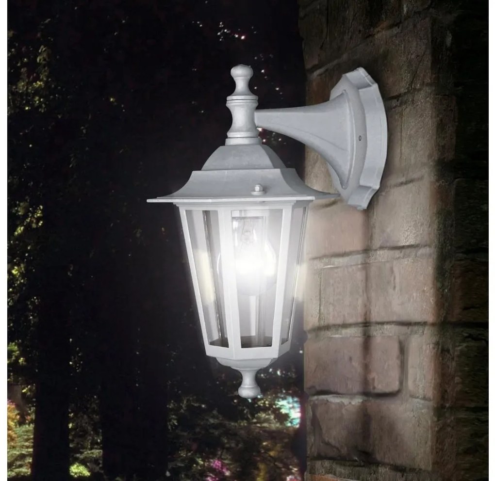 Eglo EGLO 22462 - LATERNA 5 kültéri fali lámpa 1xE27/60W IP44 fehér EG22462