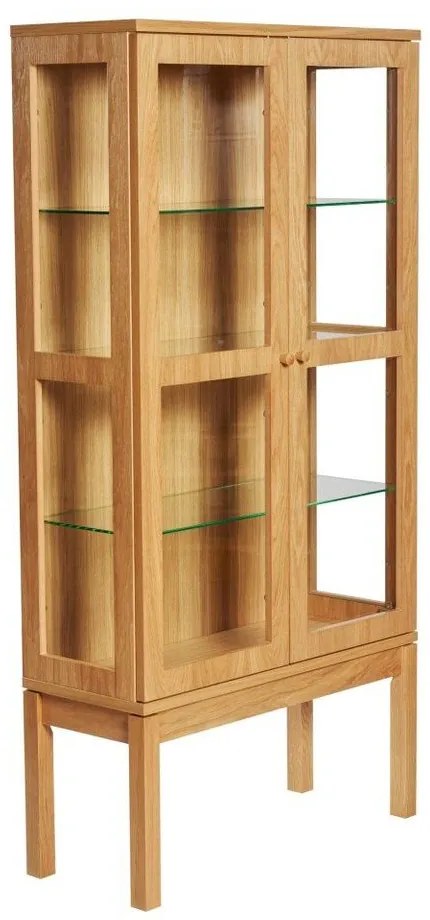 AbbeyWood vitrin tölgyfa dekorral - Woodman