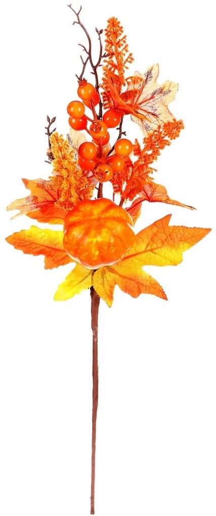 Őszi műág - tök és bogyós gyümölcsök, 50 cm