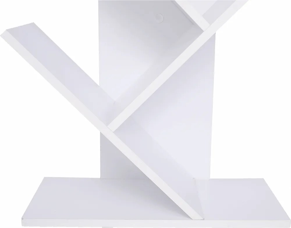 Könyvespolc, fehér, BAKI NEW TYP 2