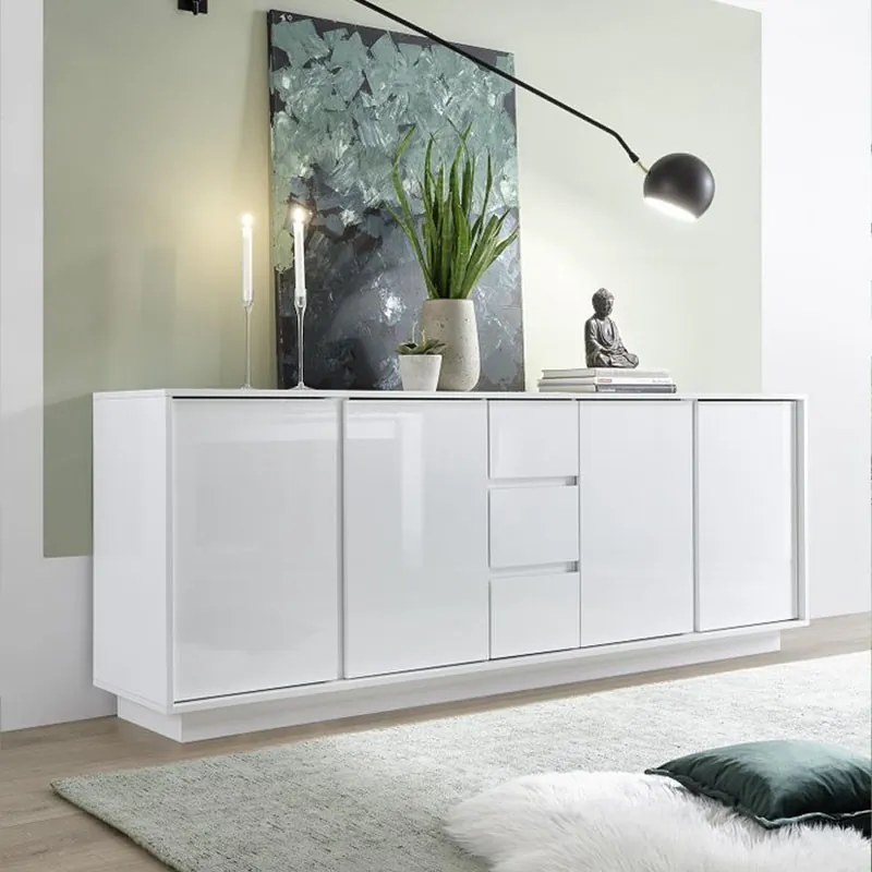 Ice 4 ajtós, 3 fiókos komód 210cm