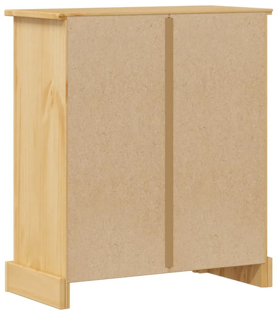 Corona tömör fenyőfa fürdőszobaszekrény 70 x 33 x 80 cm