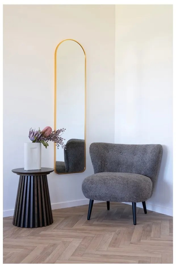 Barna buklé fotel Covelo – House Nordic