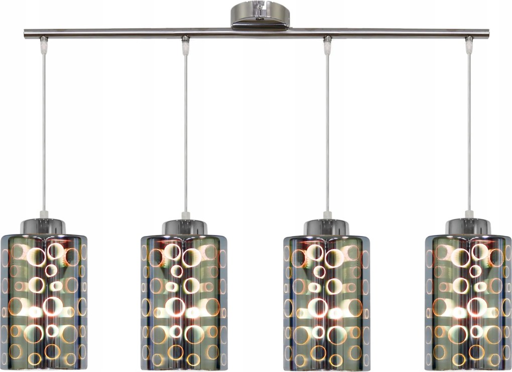 Függőlámpa króm 4X40W E27 Nocturno Candellux