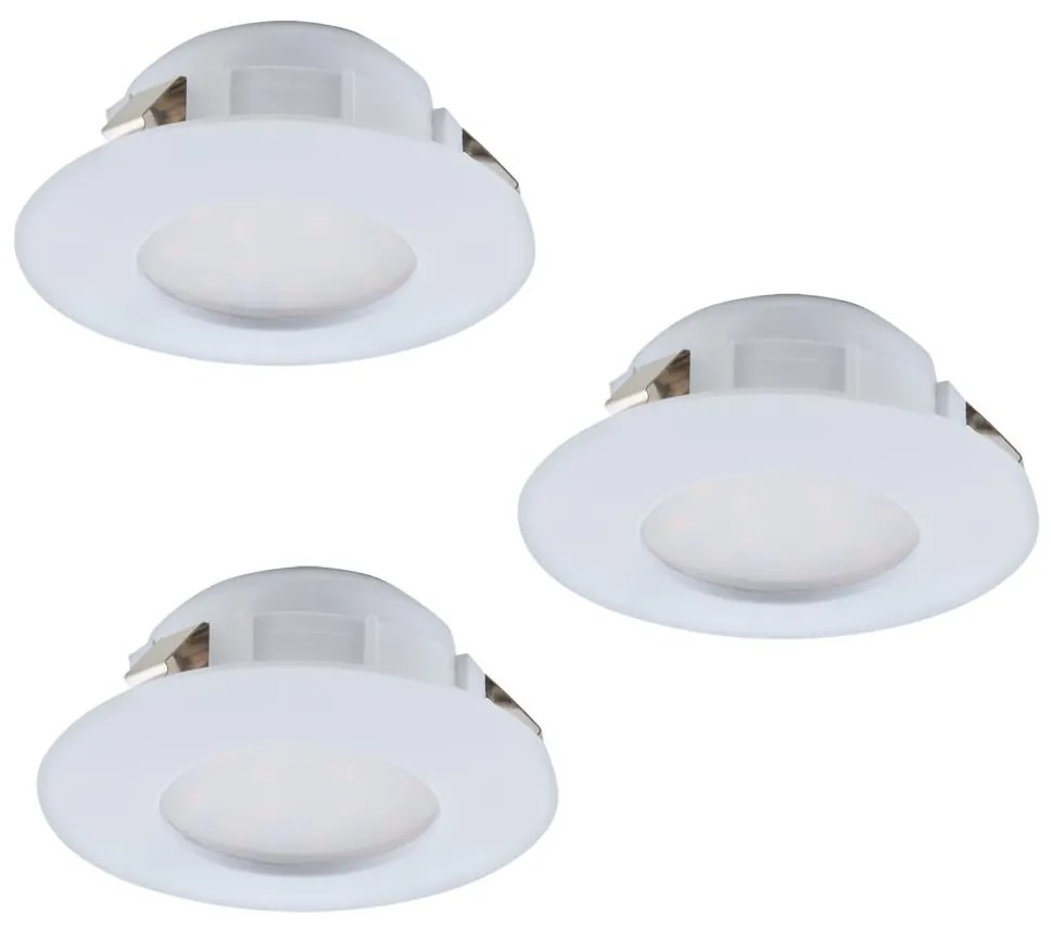 Eglo 95807 - SET 3x LED Beépíthető lámpa PINEDA 1xLED/6W/230V