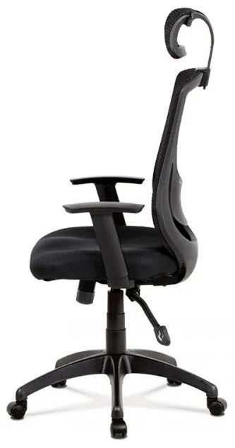 Ka-a186 Scaun pivotant de birou modern negru