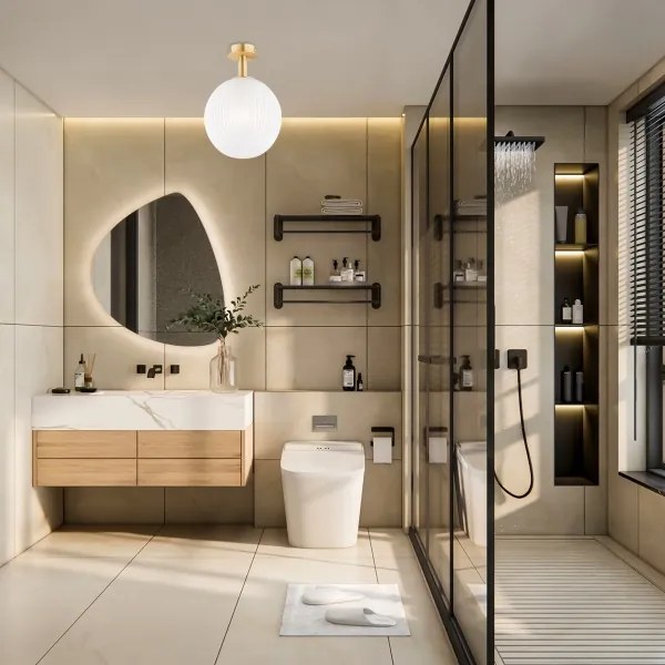 Argon 8505 - Mennyezeti lámpa PALOMA 1xE27/15W/230V arany/fehér