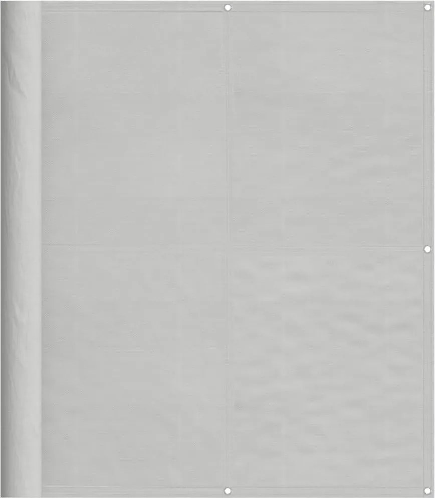 vidaXL világosszürke 100% oxford poliészter erkélyparaván 120 x 400 cm