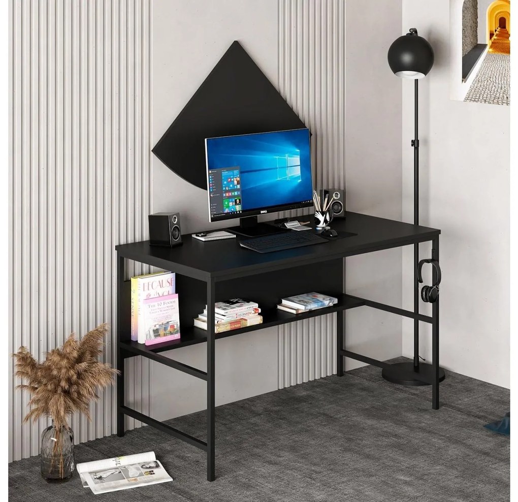 PC asztal Grana  Matt (fekete). 1088792