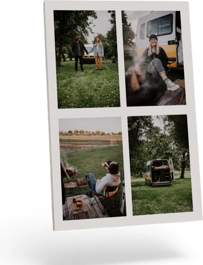 Fotó-vászonkép Az Ön fotója 50x70 Kollázsok Varázsló Minták 4 Képből