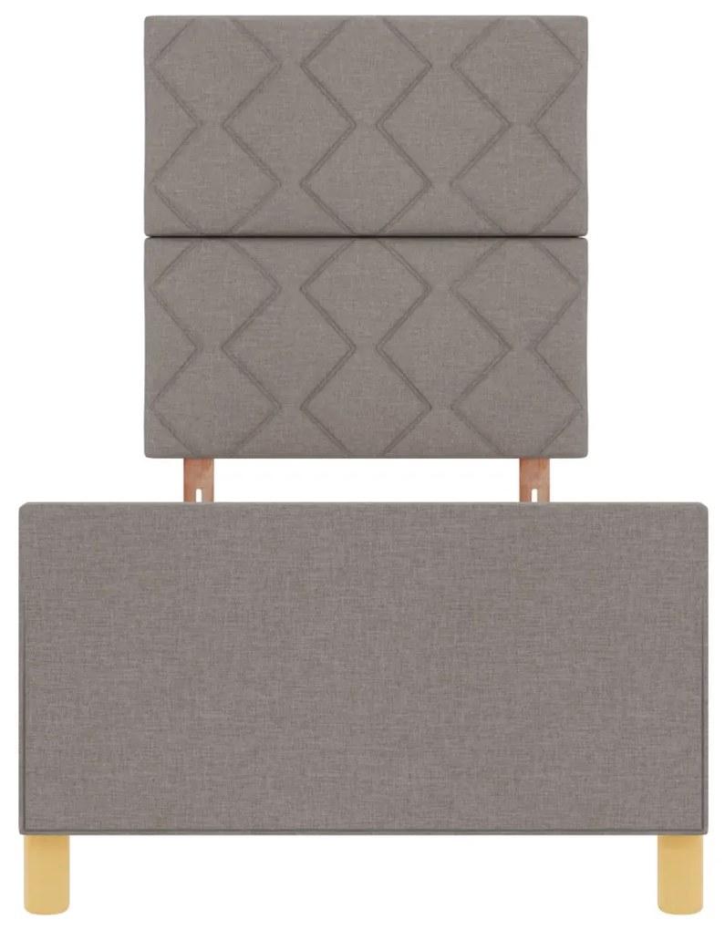 Ágykeret Taupe 80x200 cm Szövet