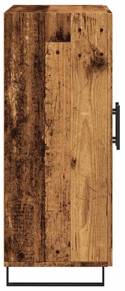 antik fa színű szerelt fa tálalószekrény 69,5 x 34 x 90 cm