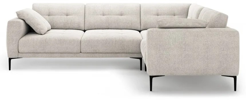 Bézs sarokkanapé (jobb oldali-L alakú) Bemy – Micadoni