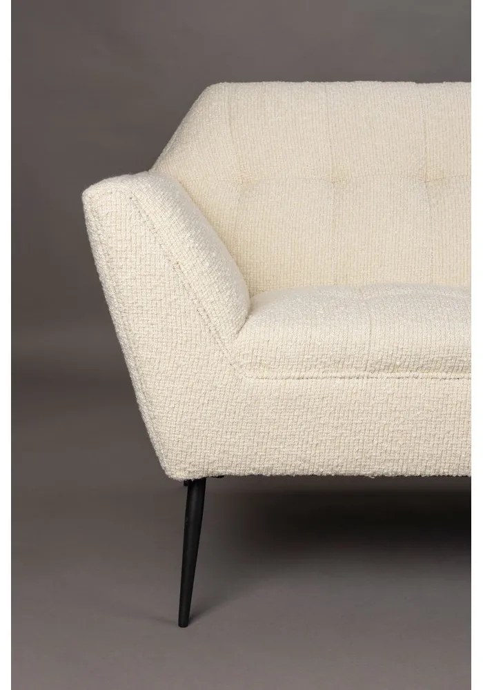 Krémszínű buklé kanapé 150 cm Kate – Dutchbone