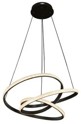 LED csillár kábelen, fényerőszabályozható, 90W (LED)/230V, 3000–6500K, Ø47 cm + távirányító