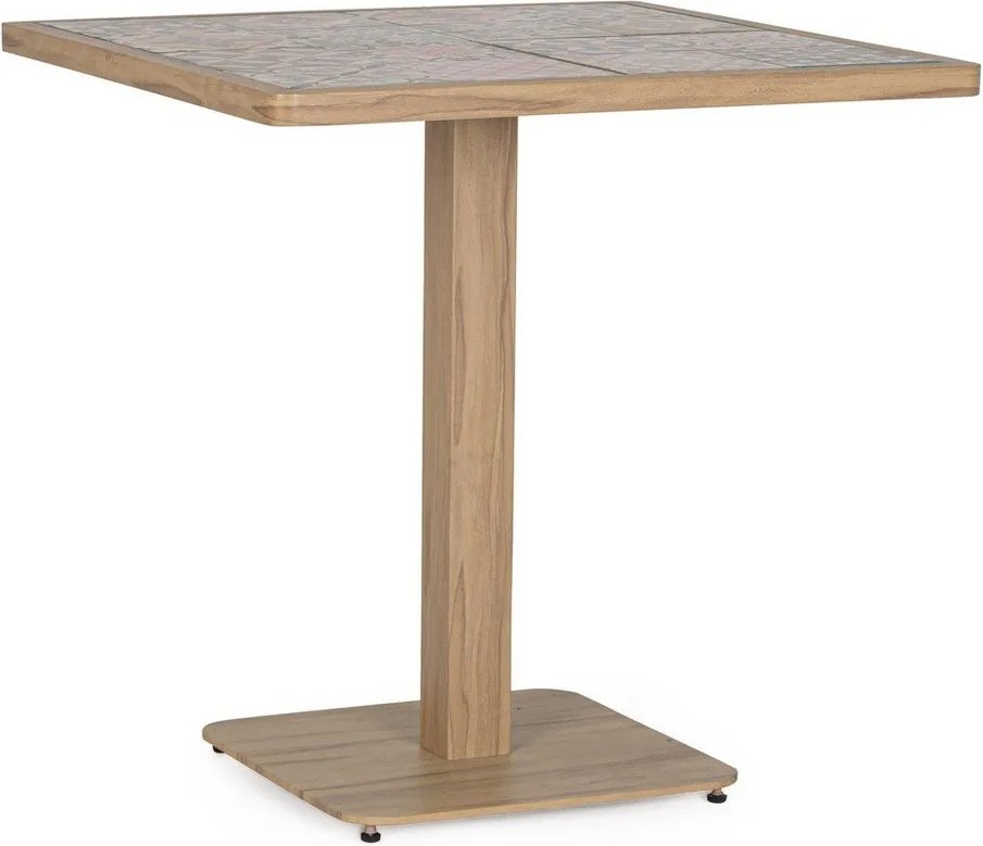 Acél kerti kisasztal 73x73 cm Kalimera – Bizzotto