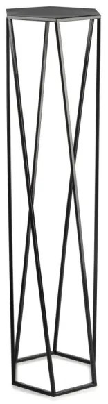 Virágállvány 100x24 cm fekete