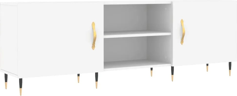 vidaXL fehér szerelt fa TV-szekrény 150 x 30 x 50 cm
