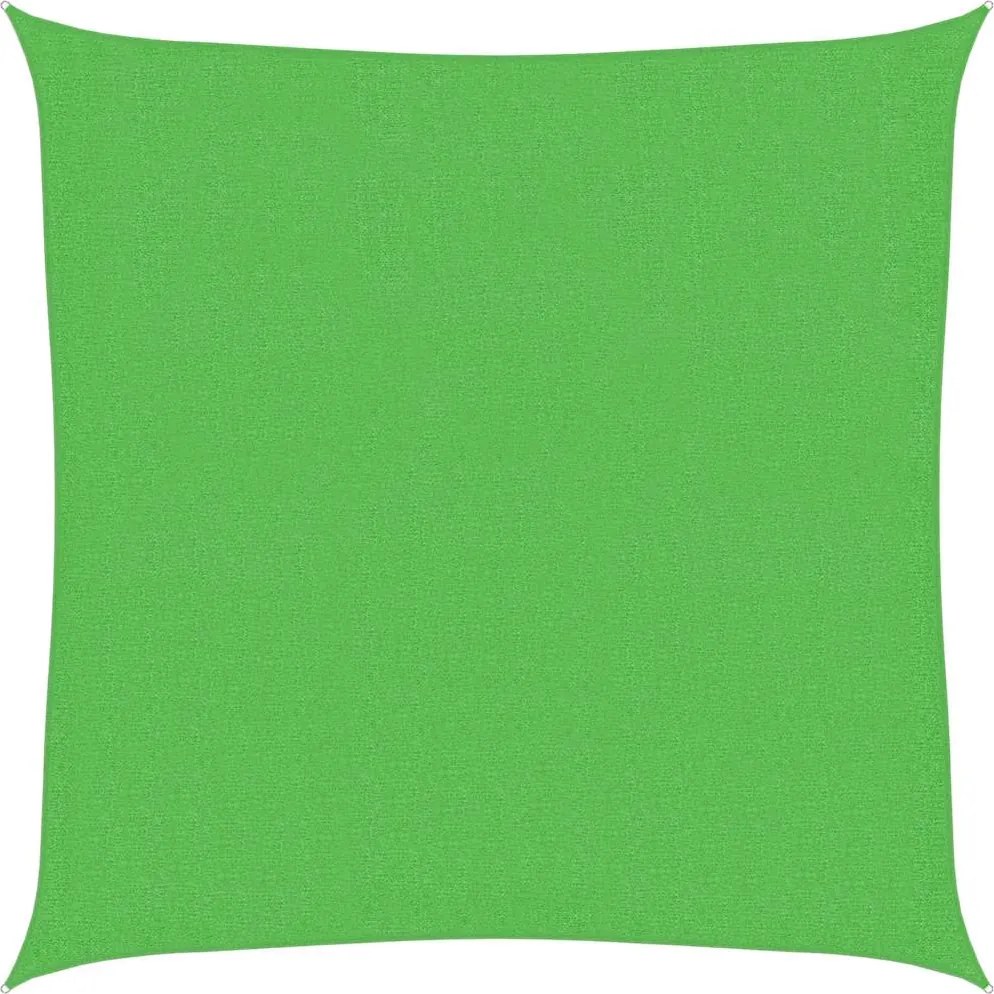 vidaXL világoszöld HDPE napvitorla 160 g/m² 2,5 x 2,5 m