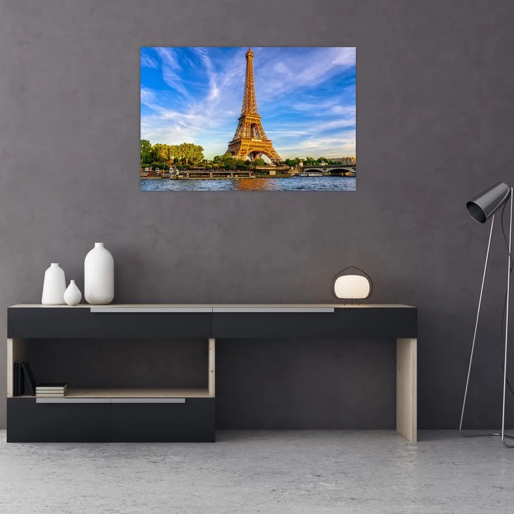 Kép - Eiffel-torony (90x60 cm)