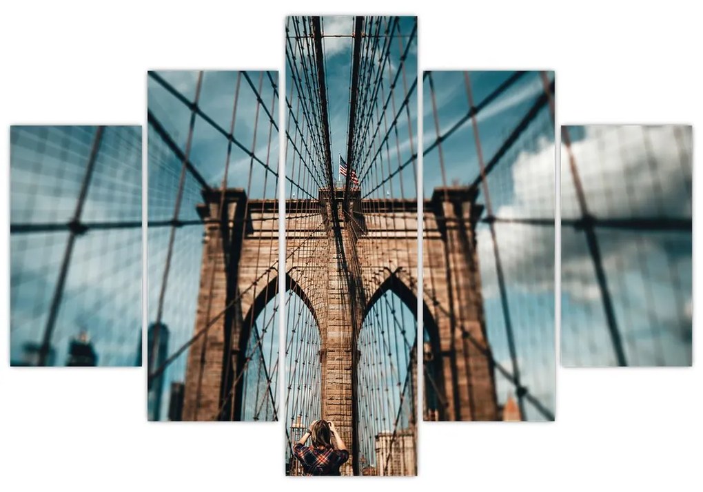 Kép - Brooklyn Bridge (150x105 cm)