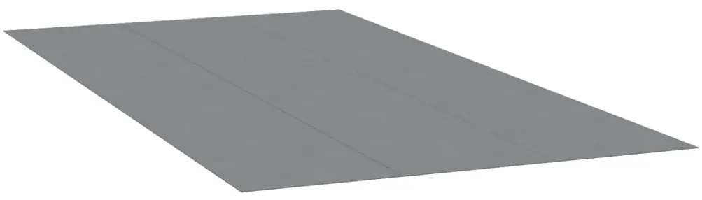 Világosszürke poliészter geotextília medencealátét 640 x 321 cm