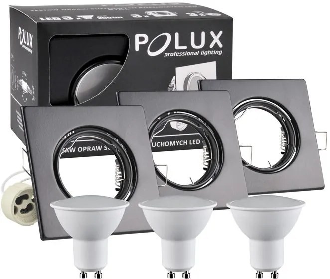 Polux OLIN 305879 Beépíthető spotlámpa 1x3,5W/GU10 3000K 250LM IP20