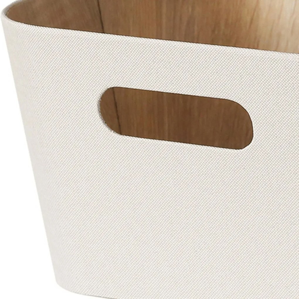 Kitchisimo 2 db tároló kosár szett 27 × 27 × 16cm, krém színű, M