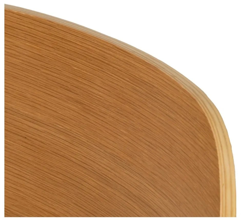 Barna-natúr színű étkezőszék szett 4 db-os Cleo – Ixia