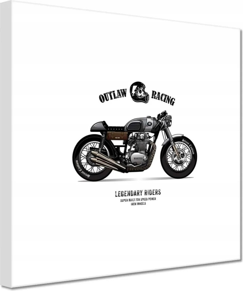 Vászonkép 60x60 Motorkerékpár Antik Vintage