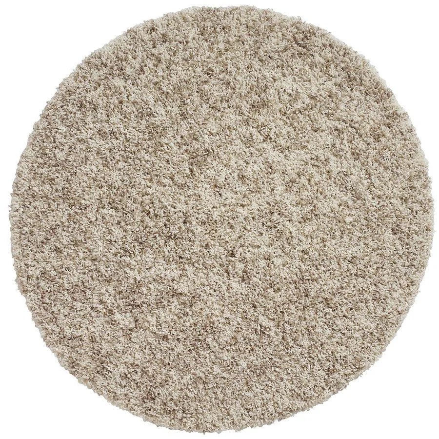 Vista krémszínű szőnyeg, ø 133 cm - Think Rugs